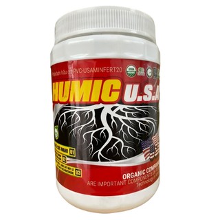 Phân bón hữu cơ humic usa 500g, kích ra rễ mạnh, phát đọt nhanh, bung tược mạnh, giải độc phèn; paclobultrazo + qt