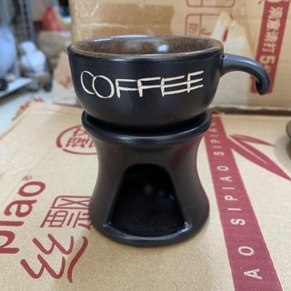 Bộ tách + đĩa uống trà cafe gốm Bát Tràng
