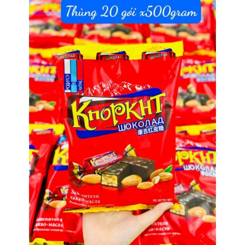 Kẹo socola hạnh nhân hót hít 500g