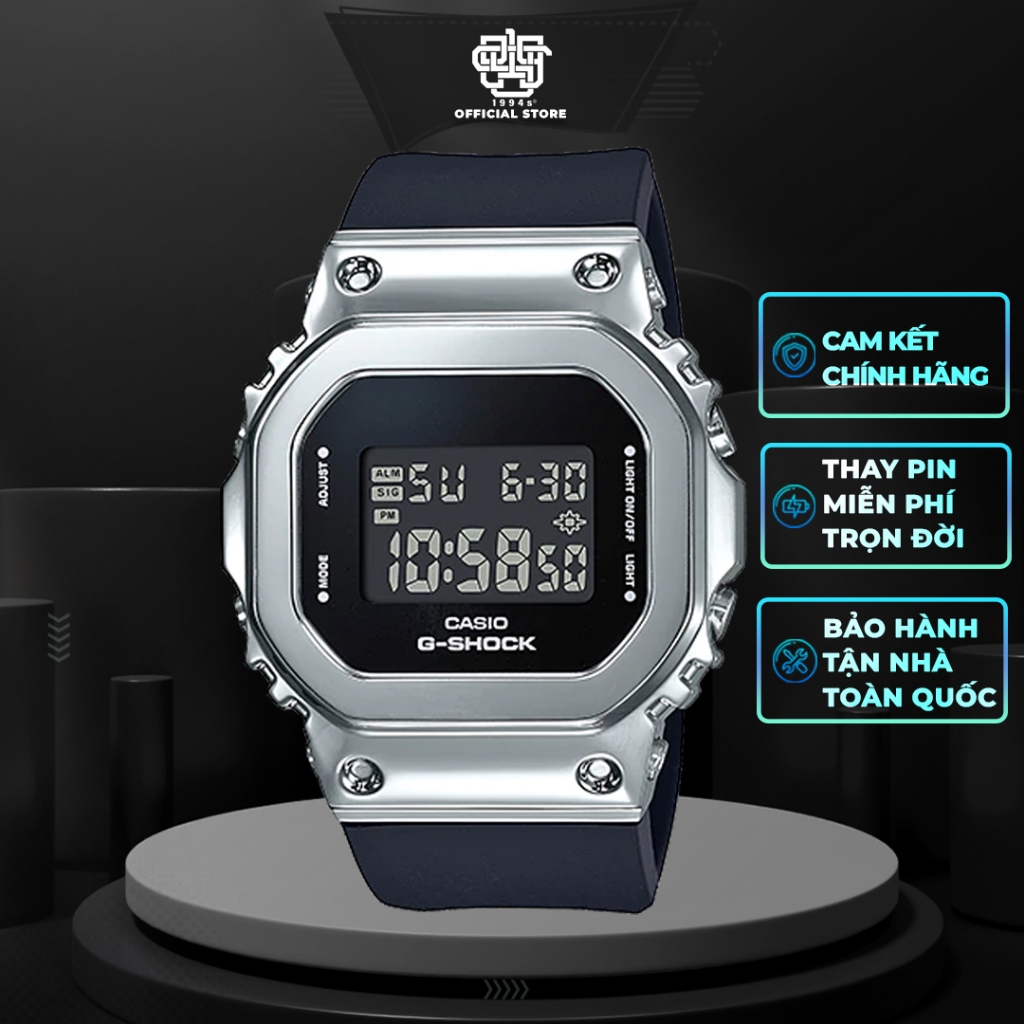 Đồng hồ Nam/Nữ CASIO G-SHOCK GM-S5600-1D Hàng chính hãng