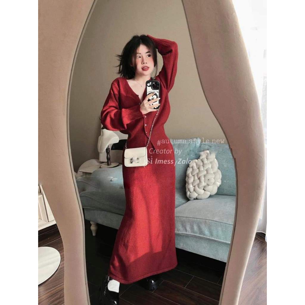 Sét bộ chân váy dài