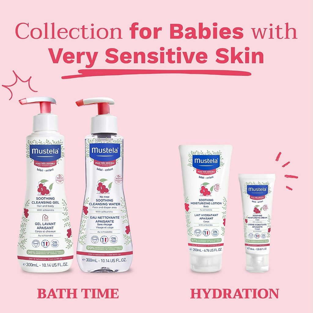Kem dưỡng da mặt cho bé Mustela 0M+ 40ml cấp ẩm mềm mại dành cho da nhạy cảm - Monnie Kids
