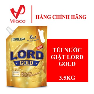 Nước Giặt Xả Lord Gold Hương Nước Hoa Túi 3.5kg, giao hỏa tốc kèm quà tặng