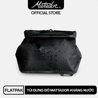 Túi FlatPak Matador đựng các chai dung dịch FlatPak Waterproff Toiletry Case, thiết kế dây gài chắc chắn, chất liệu khán