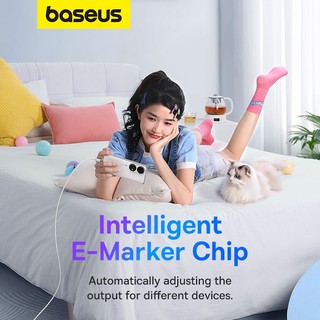 Cáp Sạc Nhanh Baseus Explorer 100W PD Type-C to Type-C | Tự Động Kiểm Soát Nhiệt Độ