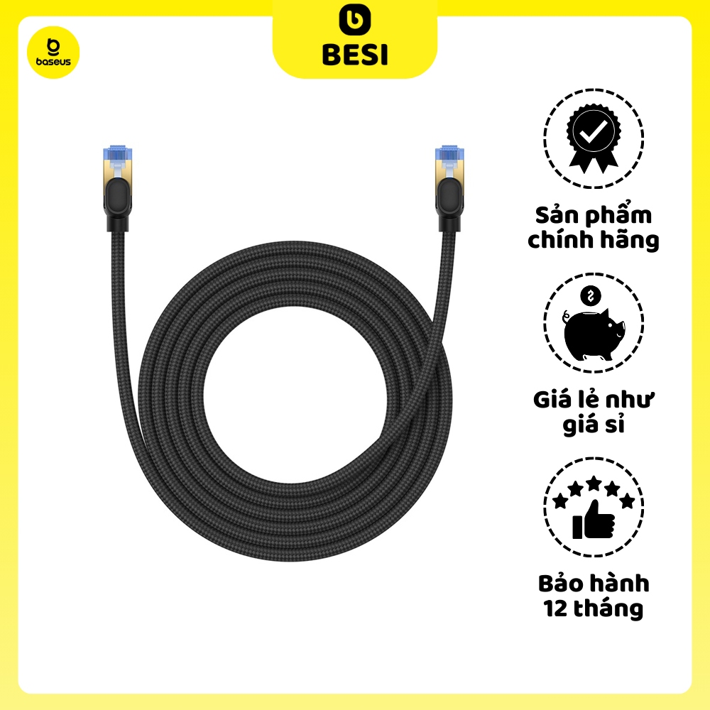 Cáp Mạng Lan 2 Đầu Baseus High Speed CAT7 10Gigabit Ethernet Cable
