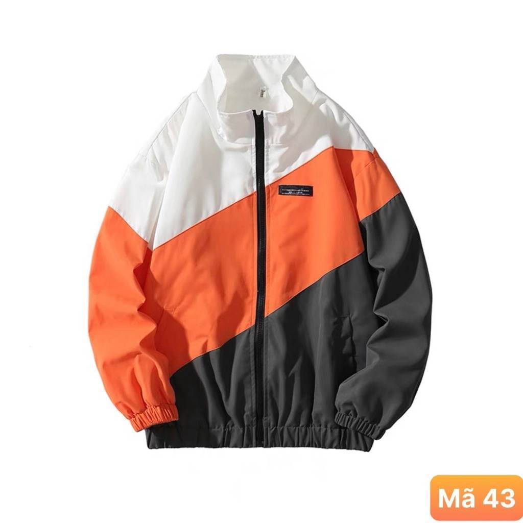 Áo khoác dù 2 lớp dày dặn Nam-Nữ , khoác gió phối 3 màu
