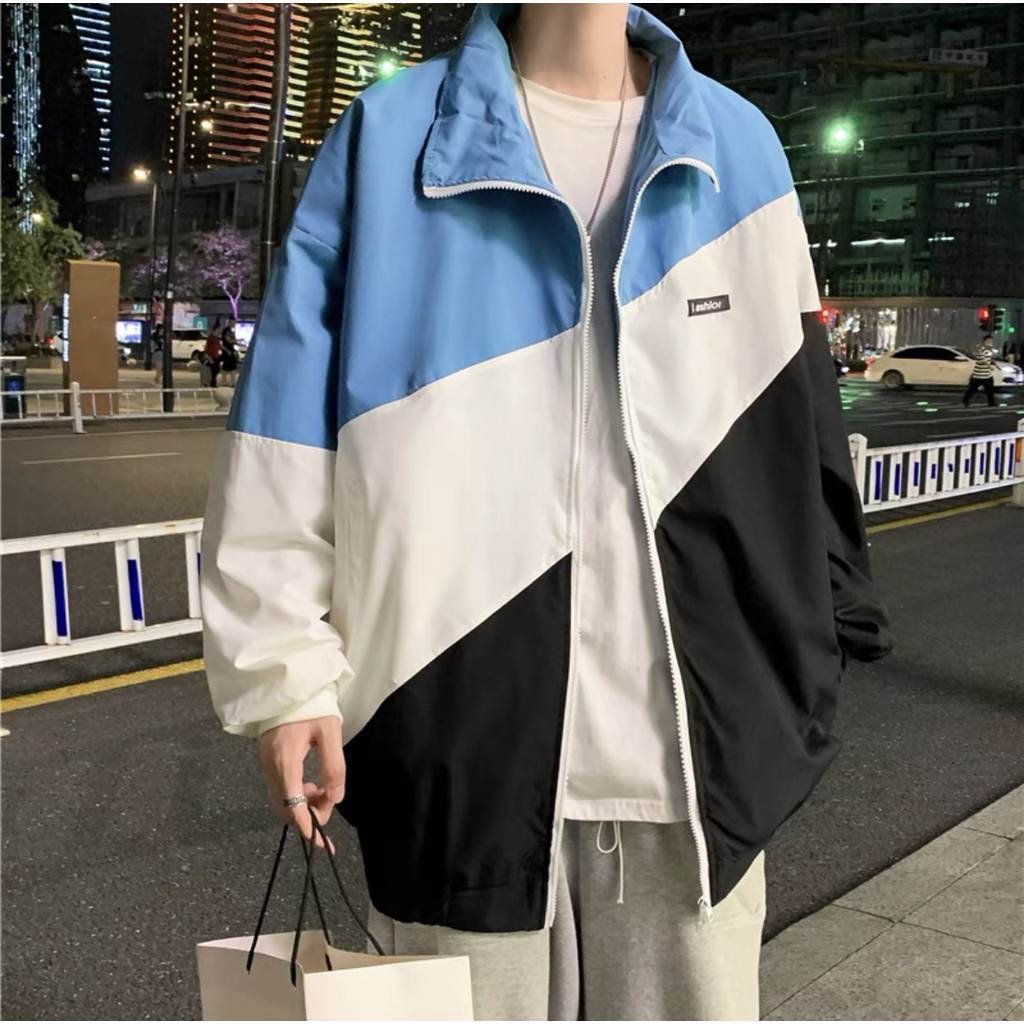 Áo khoác dù 2 lớp dày dặn Nam-Nữ , khoác gió phối 3 màu