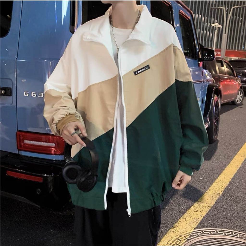 Áo khoác dù 2 lớp dày dặn Nam-Nữ , khoác gió phối 3 màu