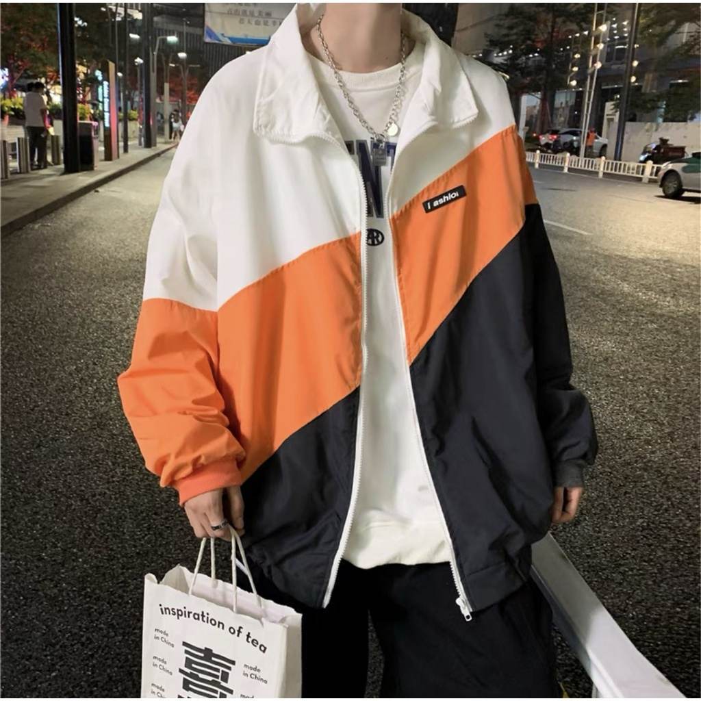 Áo khoác dù 2 lớp dày dặn Nam-Nữ , khoác gió phối 3 màu