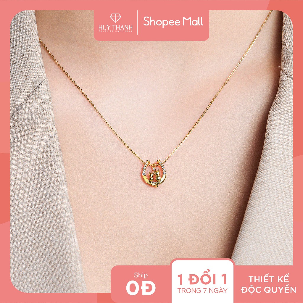 Dây Chuyền Vàng Tây 14k DCPTB362 Huy Thanh Jewelry