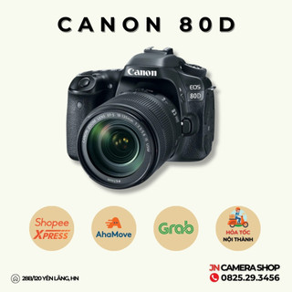 Máy ảnh canon eos 80d kit ef-s 18-55mm f/3.5-5.6 is stm 98%