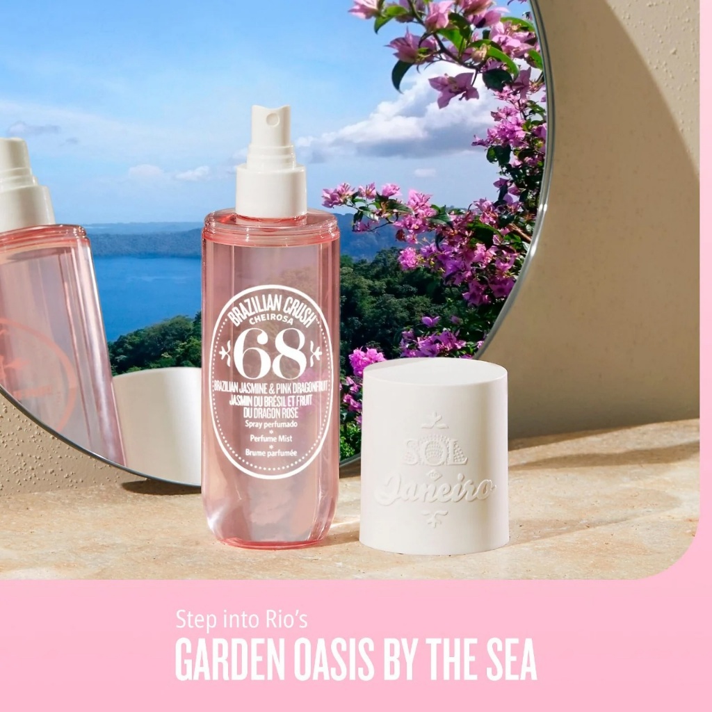 Xịt thơm tóc 90ml 240ml và body Sol de Janeiro Brazilian Crush Cheirosa Hair & Body Fragrance Mist