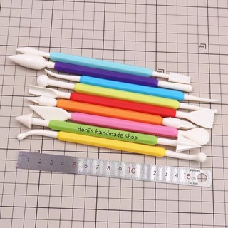 Bộ 8 cây 16 kiểu tạo hình đất sét handmade