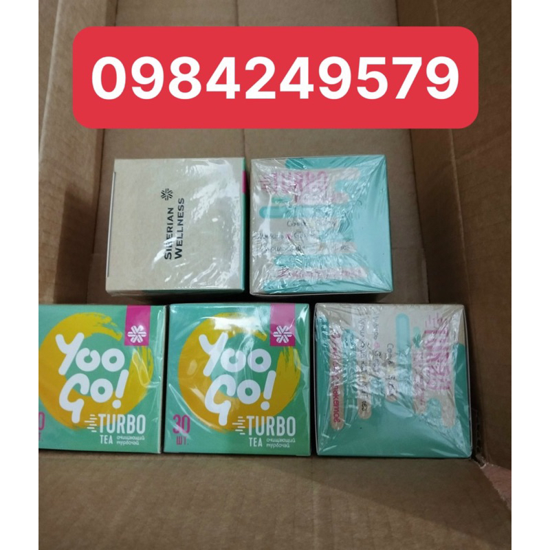 [Mẫu mới] Trà Yoo go Turbo Tea Body T kho VN Siberian Health - date ( 30 túi/hộp ) - Date 2/2025