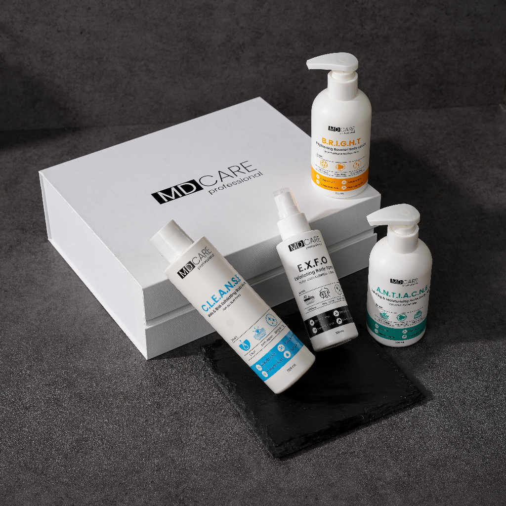 Sữa Dưỡng Thể Sáng Da Mờ Thâm 4% Alpha Arbutin-3% Niacinamide MD CARE Brightening Booster Body Lotion 200ml