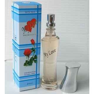 Nước hoa My Love hương hoa nhài 35ml (SỌC XANH) lưu hương 4 đến 6 tiếng