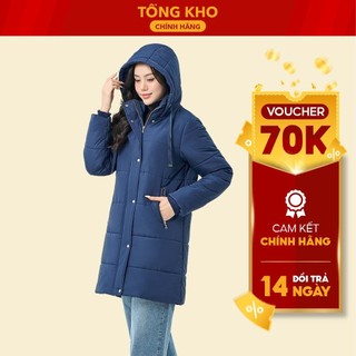 Áo phao nữ dáng dài dáng phao vip mùa đông siêu ấm tôn dáng PVN6002