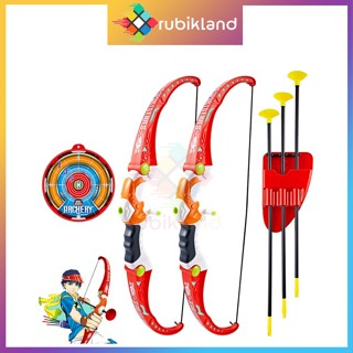 Đồ Chơi Bắn Cung Nhựa Hít Tường Archery Đồ Chơi Bé Trai An Toàn Mũi Tên Hút Dính Thể Thao Xả Stress