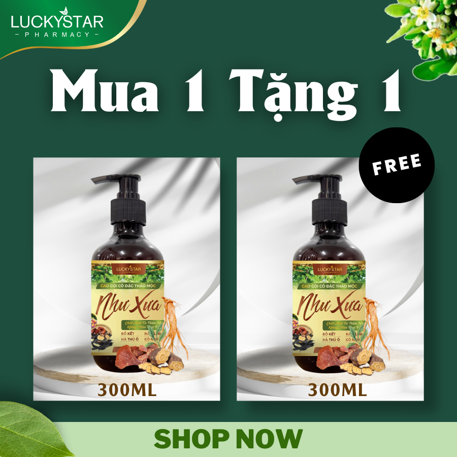 [MUA 1 TẶNG 1] Cao Gội Cô Đặc Thảo Mộc Như Xưa - Lucky Star