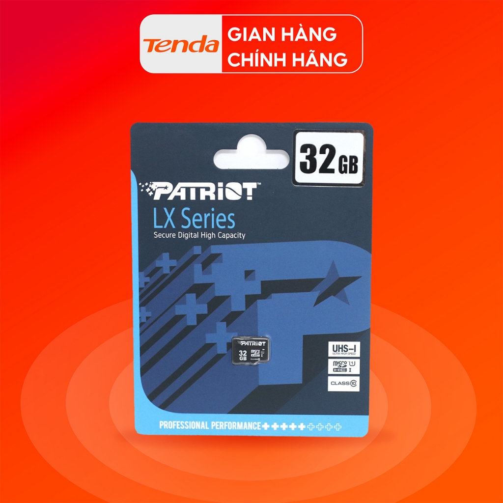 Thẻ nhớ microSD Kioxia/Patriot 32GB /64GB/ 128GB Exceria C10 U1 LMEX1L032GG4 tốc độ 100m/s