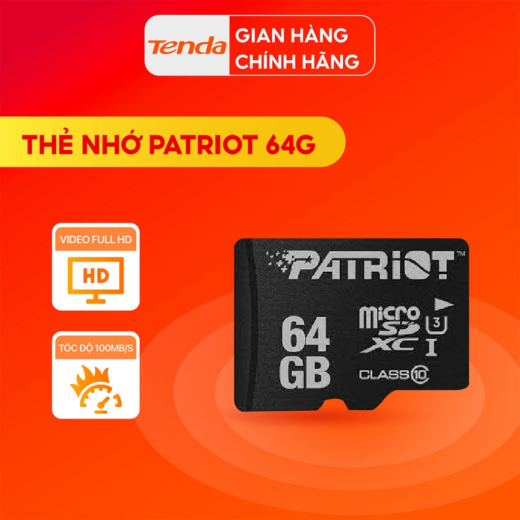 Thẻ nhớ microSD Kioxia/Patriot 32GB /64GB/ 128GB Exceria C10 U1 LMEX1L032GG4 tốc độ 100m/s