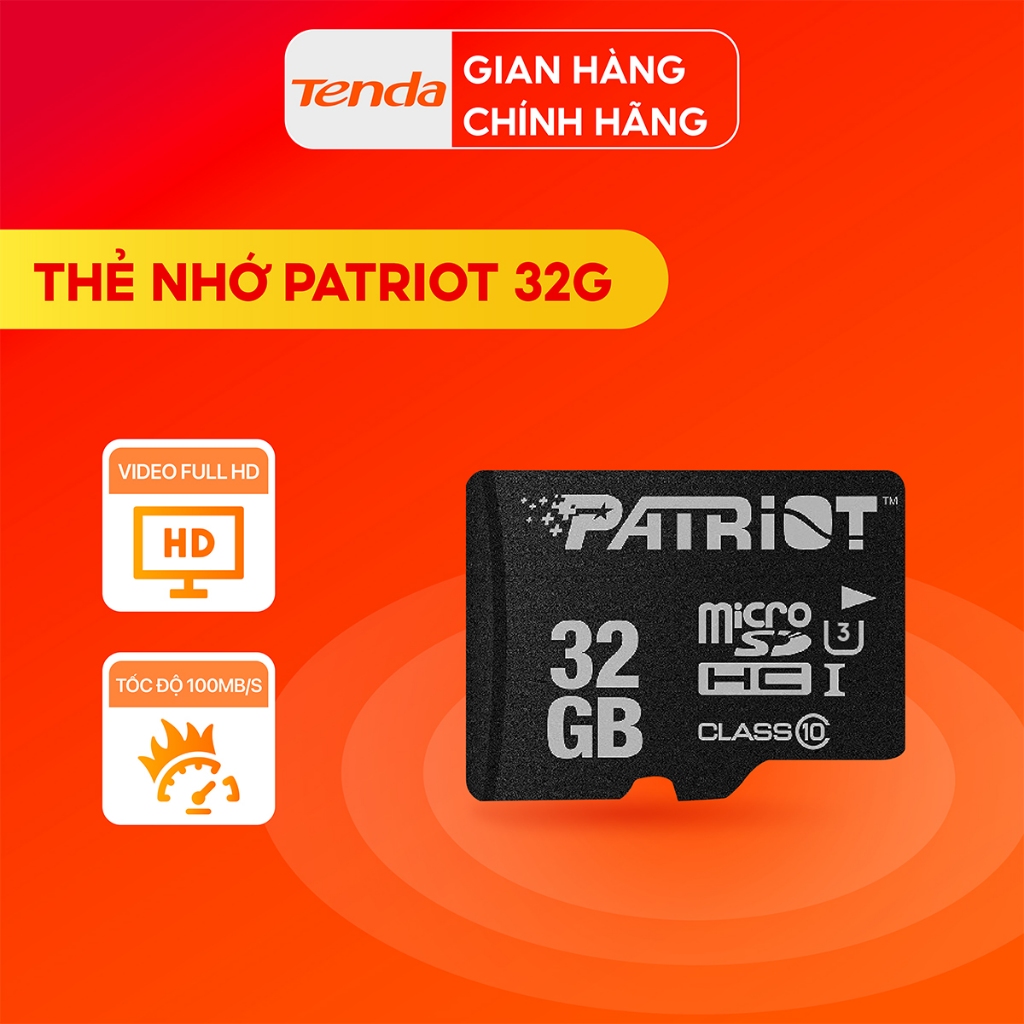 Thẻ nhớ microSD Kioxia/Patriot 32GB /64GB/ 128GB Exceria C10 U1 LMEX1L032GG4 tốc độ 100m/s