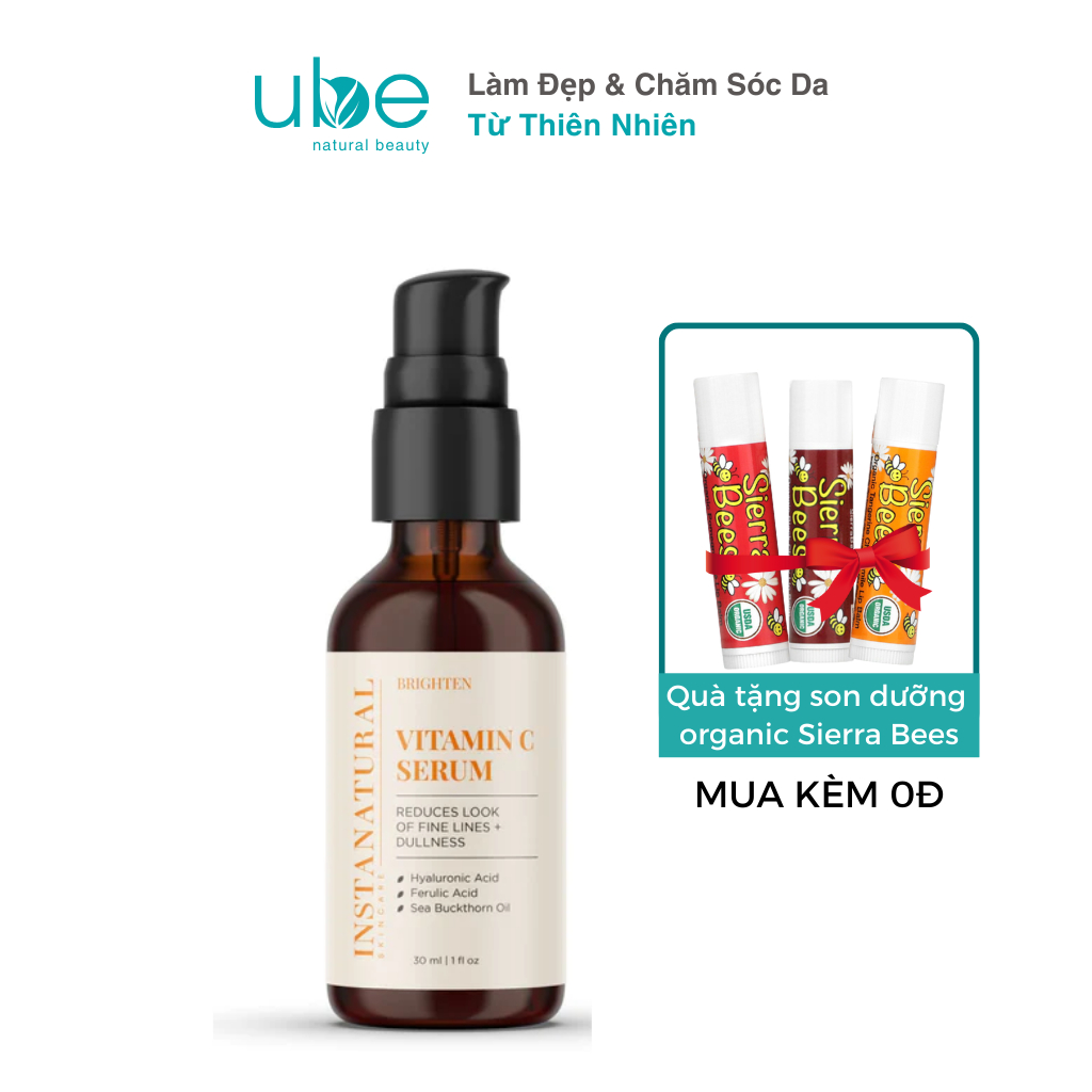 Serum Vitamin C InstaNatural Sáng Da & Ngăn Ngừa Lão Hóa 30ml