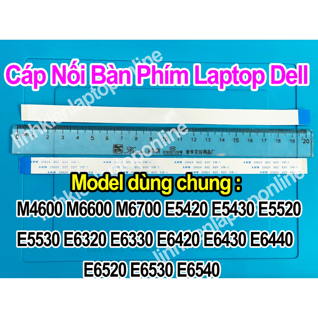 Cáp Bàn Phím Laptop Dell M4600 M6600 M6700 E5420 E5430 E5520 E5530 E6320 E6330 E6420 E6430 E6440 E6520 E6530 E6540