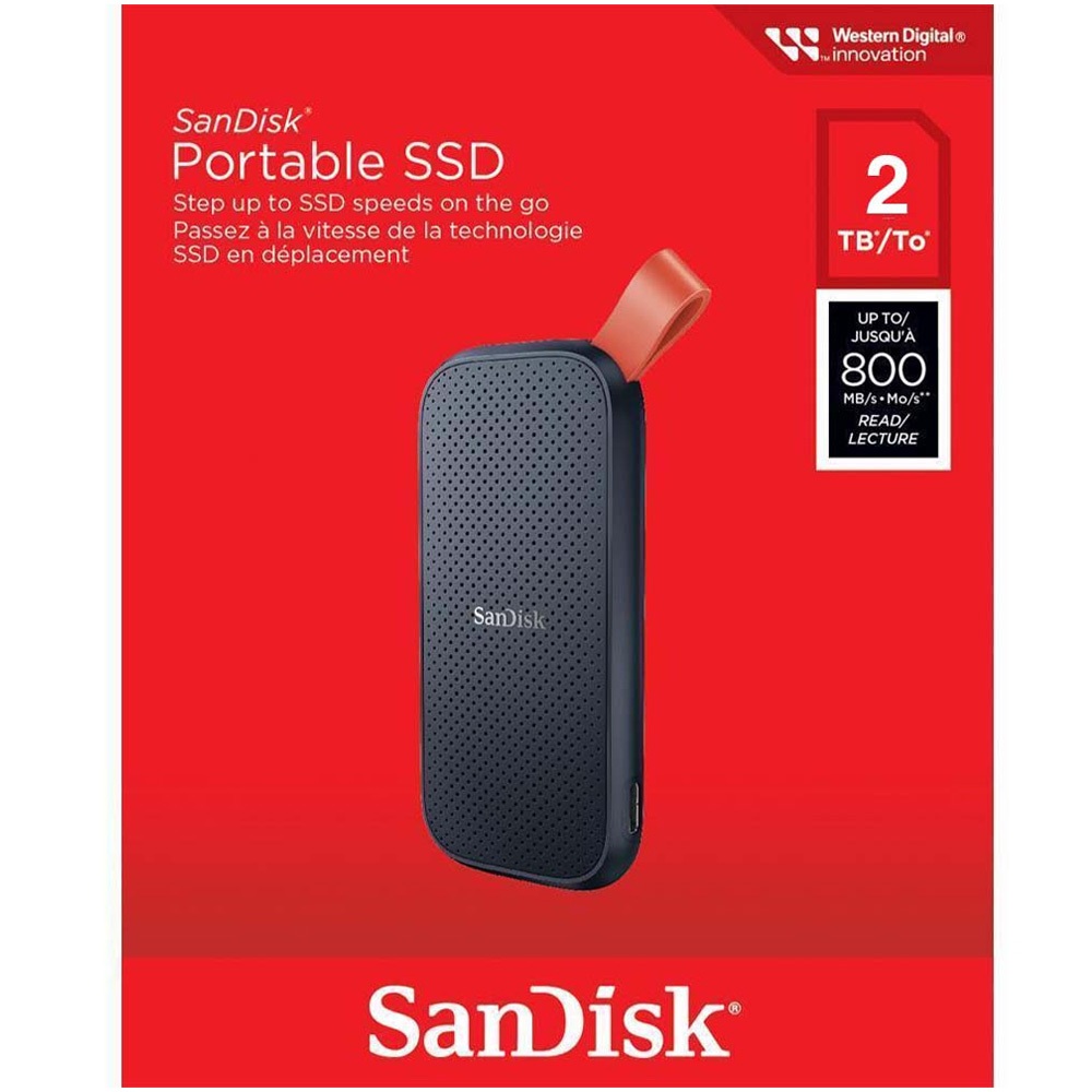 Ổ cứng di động SSD 2TB Sandisk E30 800MB/s ‎SDSSDE30-2T00-G26