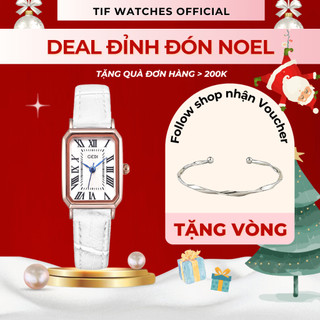Đồng Hồ Dây Da Nữ GRACIE ROMAN Tif Watches Phong Cách Hàn Quốc Cao Cấp Chính Hãng