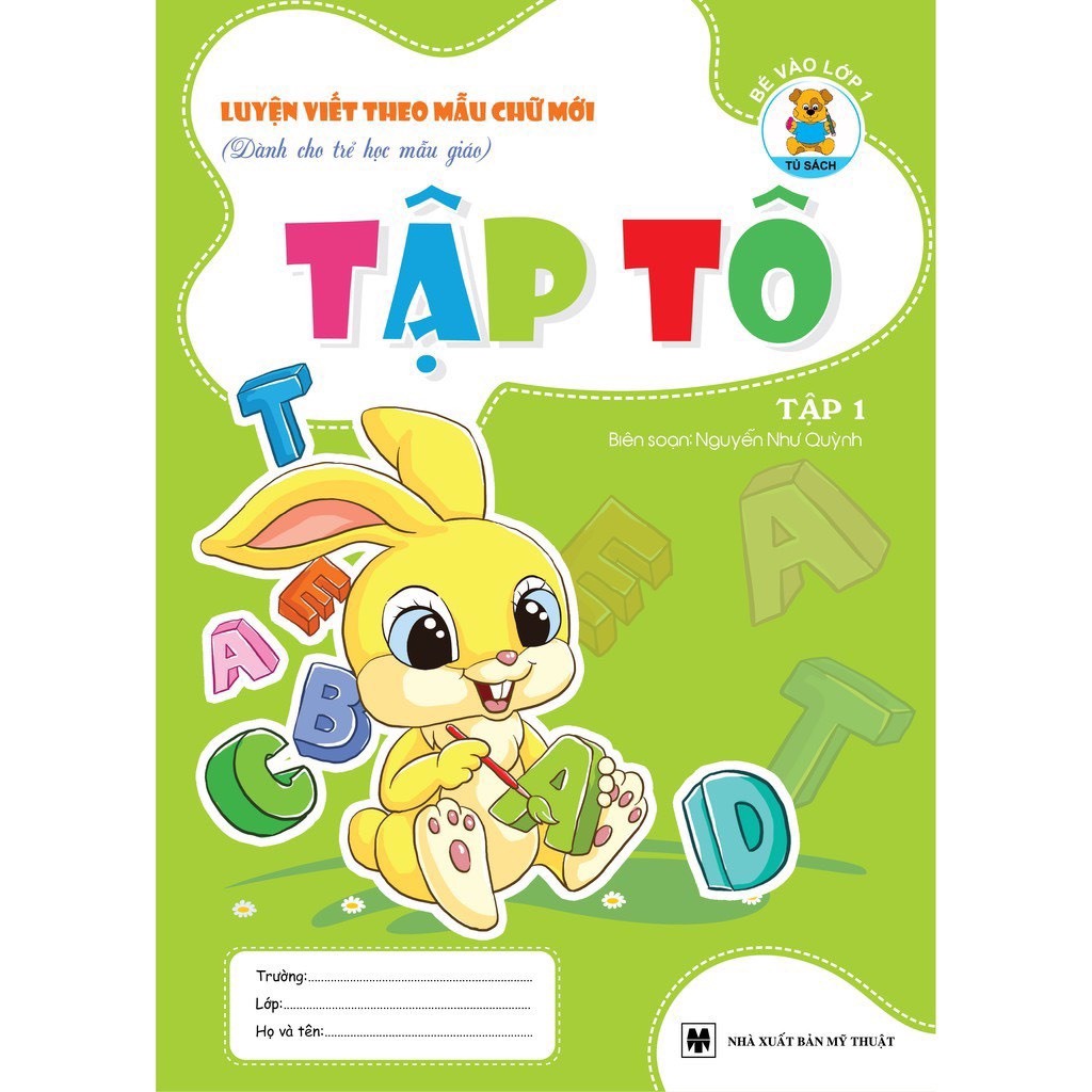 Trọn bộ tập tô giúp bé sẵn sàng vào lớp 1