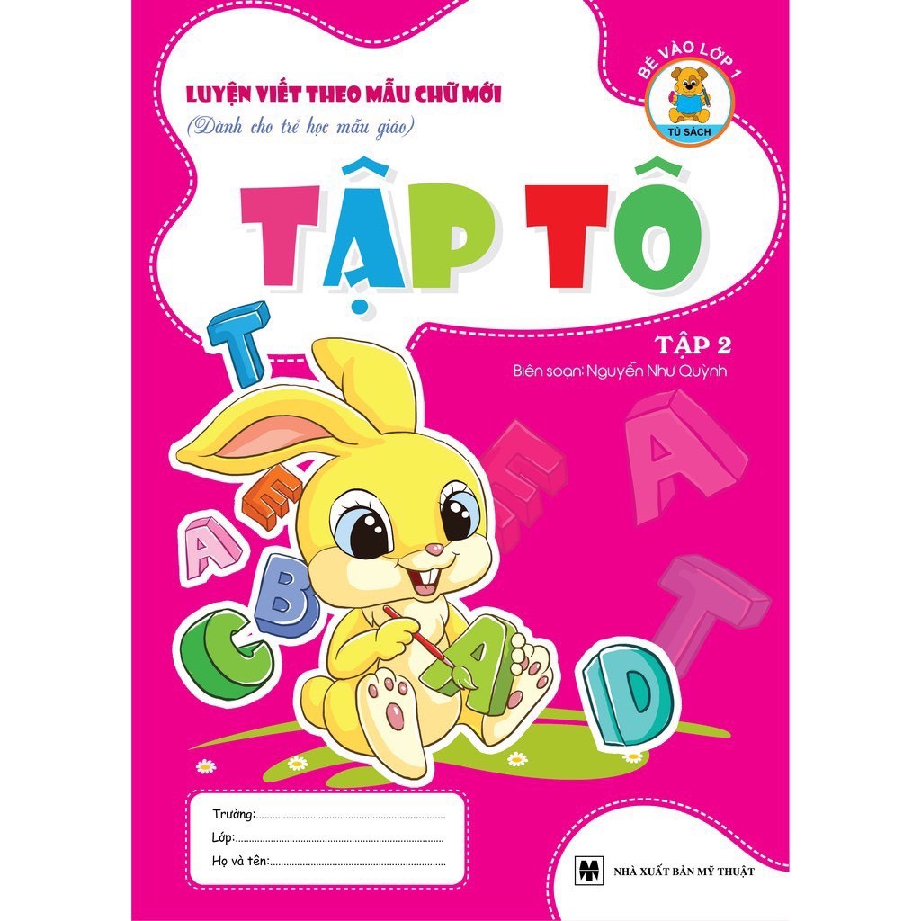 Trọn bộ tập tô giúp bé sẵn sàng vào lớp 1