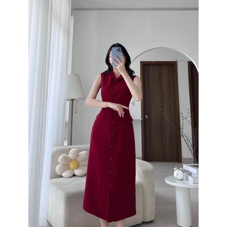 Đầm MEET cổ cao không tay