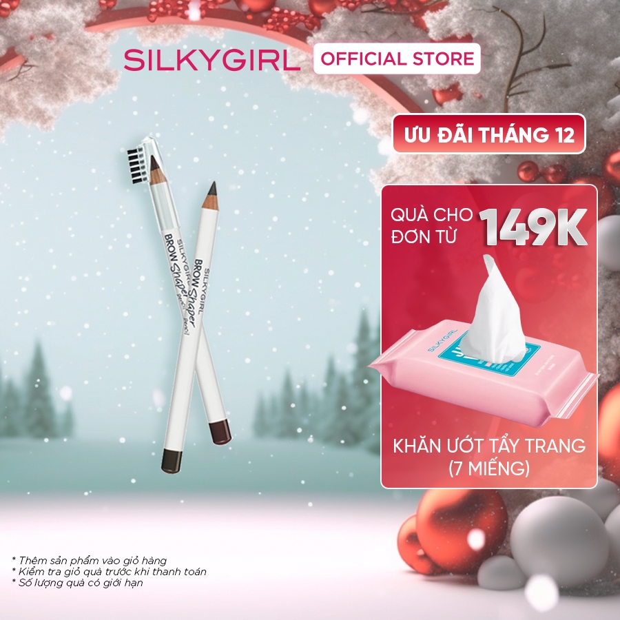 Chì Mày Kèm Chổi Silkygirl Brow Shaper Pencil 1.14g