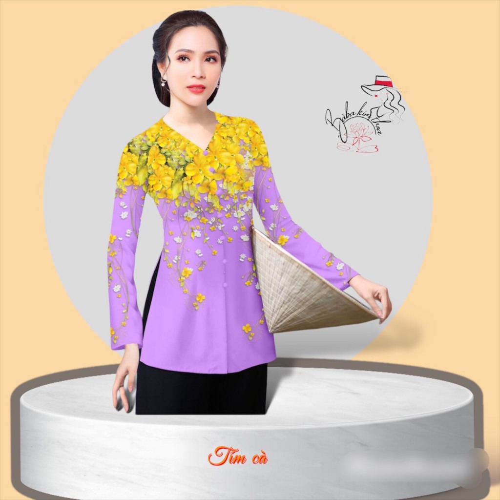 Áo bà ba IN 4D,áo bà ba thun,