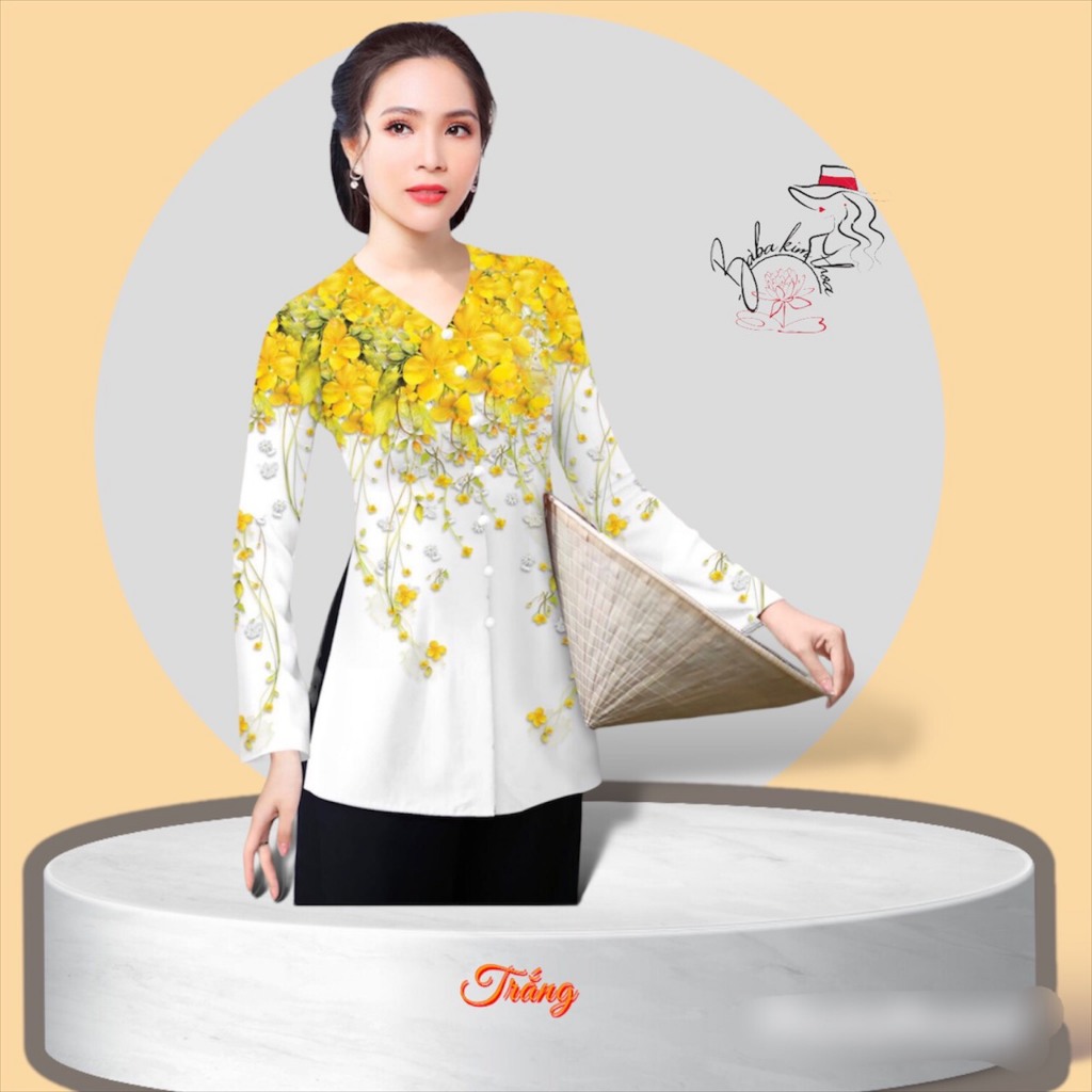 Áo bà ba IN 4D,áo bà ba thun,