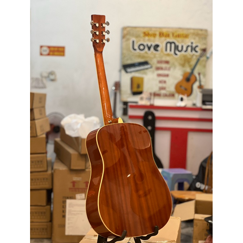 Guitar Yamaha F3000 màu sơn bóng