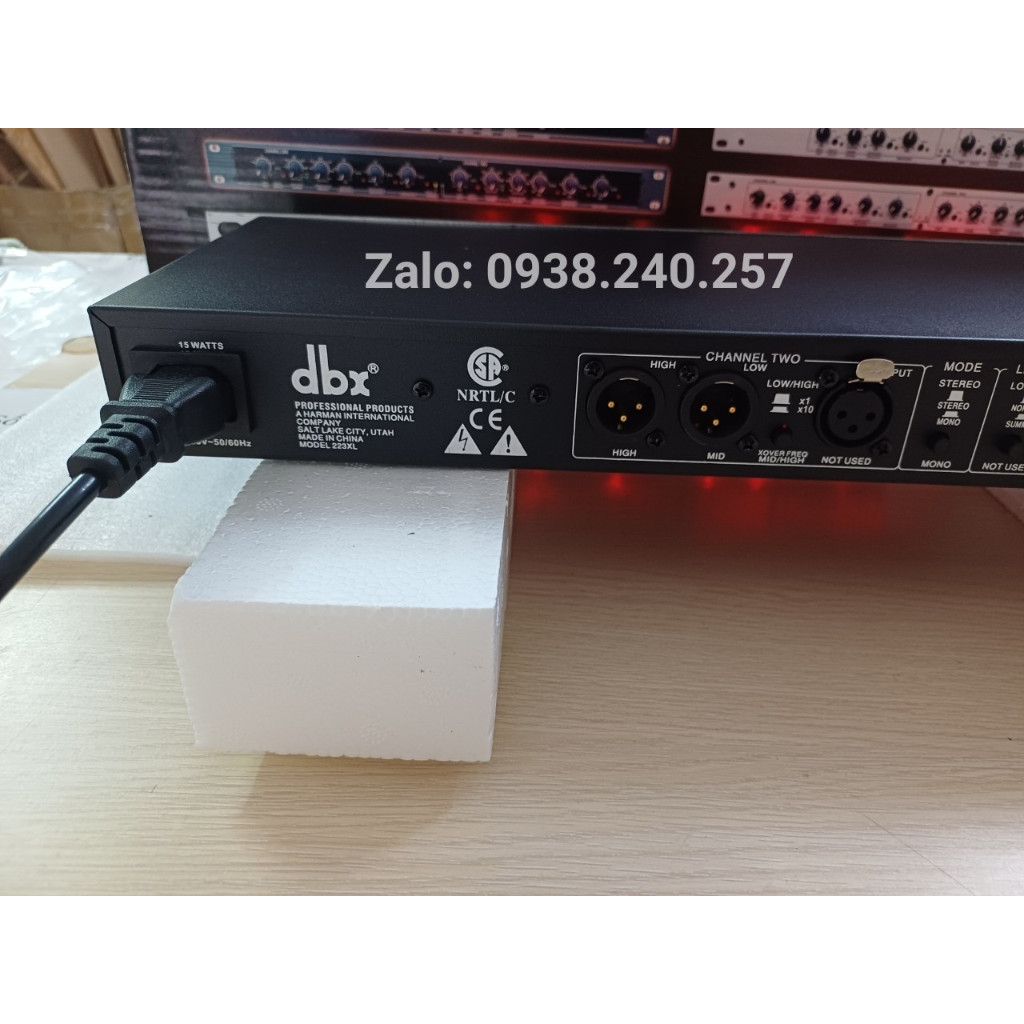 Crossover Dbx 223xl,223xs hàng loại 1 cao cấp cho ra âm thanh chuyên nghiệp