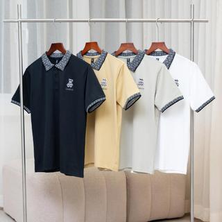 Áo Polo Nam UMA OFFICIAL Thêu Gấu LiLi Thổ Cẩm, Chất Liệu Vải Poly Dệt Kim Mềm Mịn Thoáng Mát Áo Thun Cổ Bẻ Tay Cộc AO14