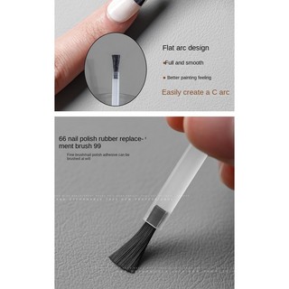 Bộ 10 cái Chổi cọ sơn gel thay thế 10 chiếc lẻ chiếc - Chôi thay thế sơn gel