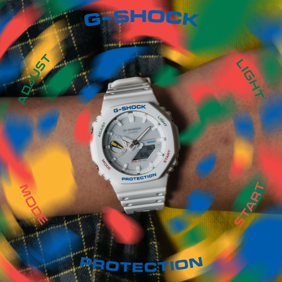 Đồng hồ Nam dây nhựa Casio G-Shock GA-B2100FC-7ADR chính hãng bảo hành 5 năm Pin trọn đời