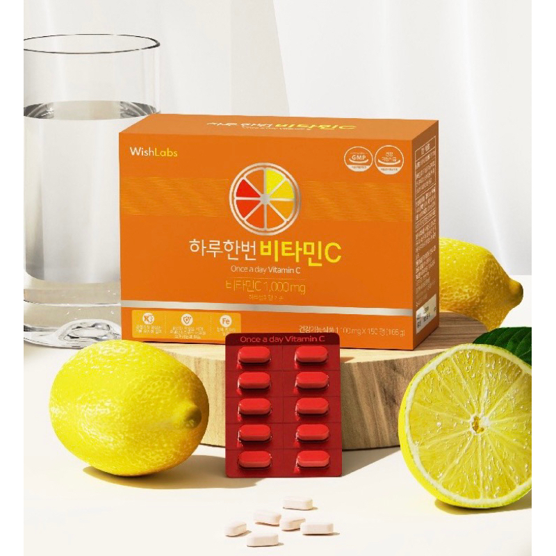 Viên Uống Vitamin C Wishlabs 1000 [Hộp 150 Viên]