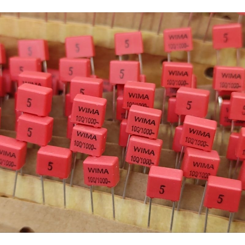 Tụ Wima 100pF, 100p, 101 1000V FKP2