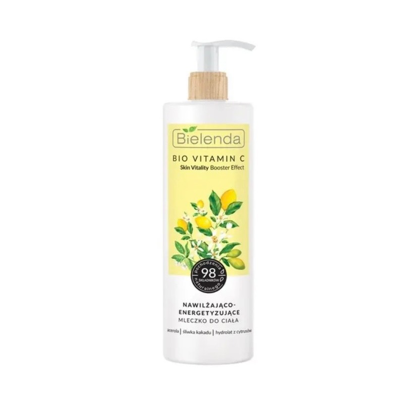 Sữa dưỡng thể trắng da Bielenda Bio Vitamin C Moisturizing And Toning Body Milk 400ML