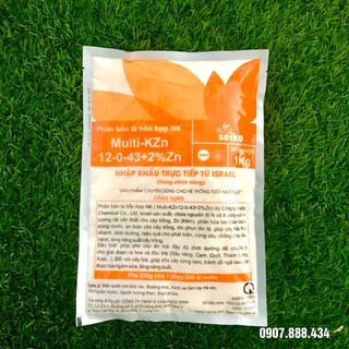 Phân bón Multi KZn 12-0-43 - Gói 1kg (Chính hãng Haifa)