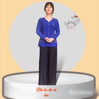 Áo lẻ bà ba màu đính đá (40-60kg) size nhỏ dưới 60kg