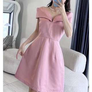 Đầm MEET tafta trễ vai