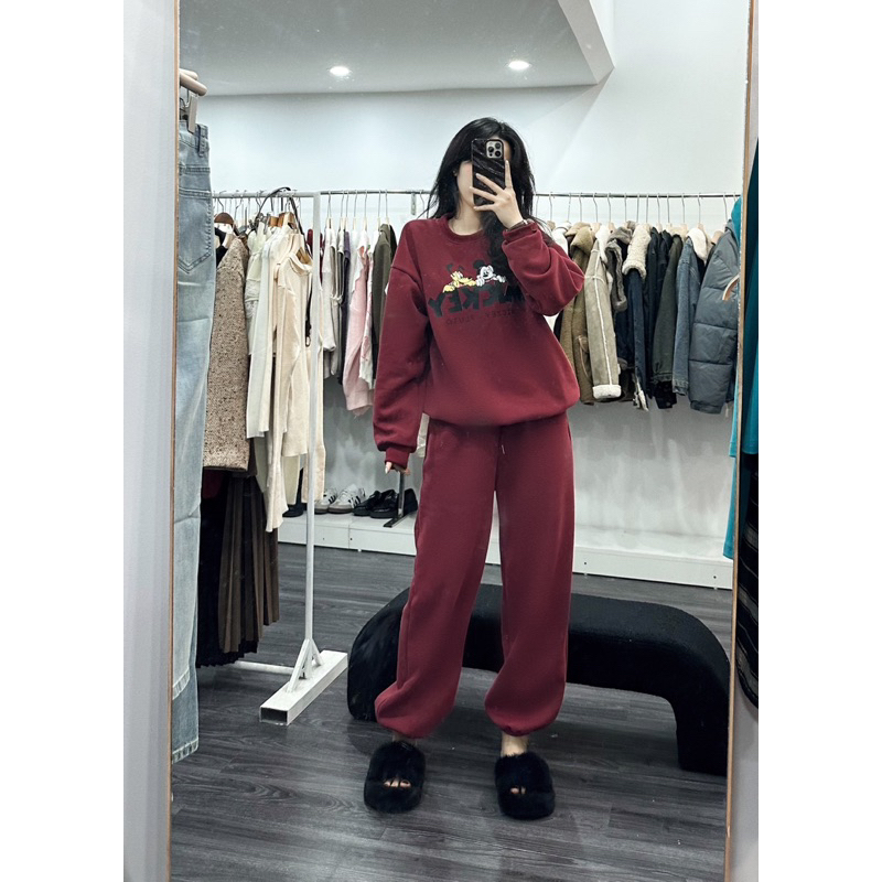 Bộ nỉ micky 4 màu