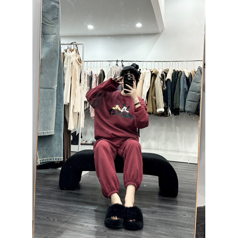 Bộ nỉ micky 4 màu